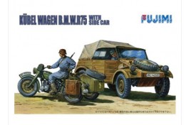 Fujimi 1:76 German Kubelwagen & Sidecar